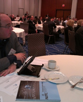 Photo: Participants listen to speakers at the NJTC Venture Conference. Photo Credit: Laurie Petersen