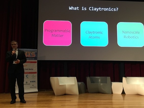 Photo: Michael Abelar delved into the world of claytronics. Photo Credit: Esther Surden