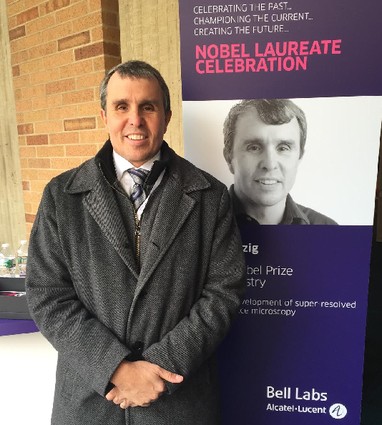 Photo: Nobel Prize winner Eric Betzig gave the keynote at the Bell Labs event. Photo Credit: Stephen Galante