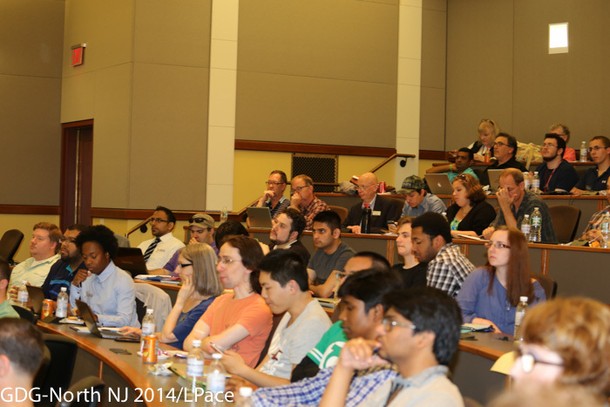 Photo: The audience at Google I/O Extended NJ conference. Photo Credit: L. Pace