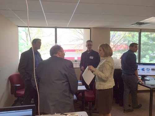 Photo: Lt. Gov. Guadagno visits Retail Shopping Systems. Photo Credit: Esther Surden