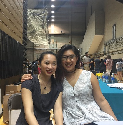 Photo: Jade Yee and Michelle Chen, two organizers who produced HackRU 2015 Photo Credit: Brendan Kaplan