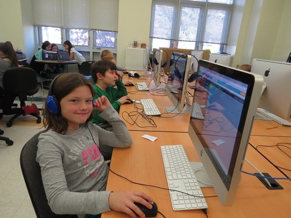 Photo: Children learned to code in the Highlands and Atlantic Highlands schools. Photo Credit: Henry Hudson Regional Schools