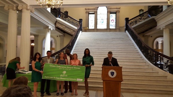 Photo: Westport, Conn., PTA volunteers won the "Outstanding Green Community Hero" award from Project Green Schools for implementing a paperless directory with&nbsp;MobileArq for their district. Photo Credit: Courtesy MobileArq