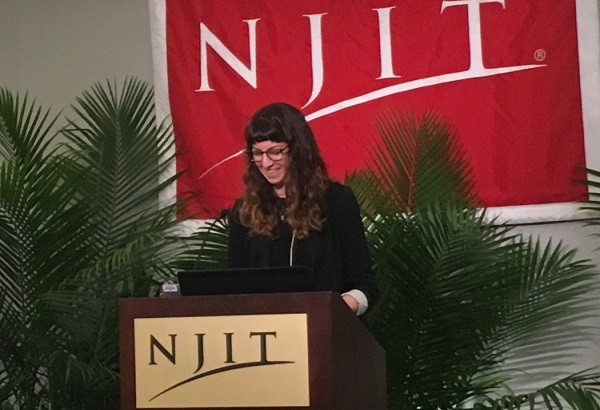 Photo: Mollie Ruskin spoke at the Murray Center for Women in Technology at NJIT. Photo Credit: Esther Surden