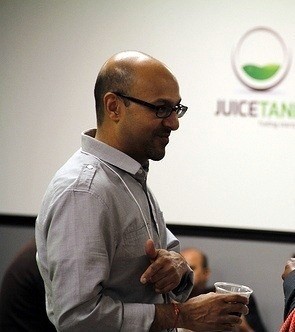 Photo: Mukesh Patel of JuiceTank Photo Credit: Charlie Patel