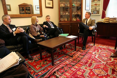 Photo: NJTC representatives meeting with Congressman Frank Pallone. Photo Credit: NJTC