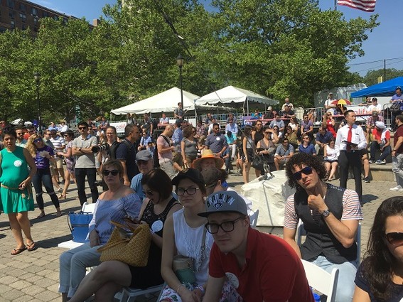 Photo: Crowd for 2017 Propelify festival in Hoboken Photo Credit: Esther Surden