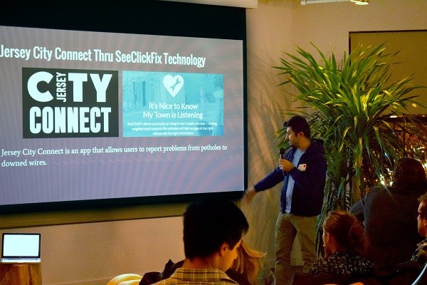 Photo: The SeeClickFix product demo. Photo Credit: Raquel Rodriguez-Fadraga
