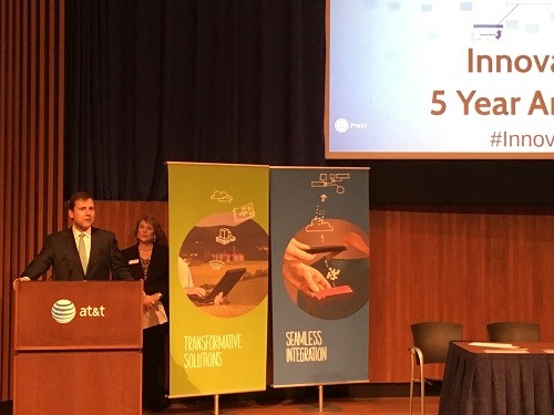 Photo: Senator Tom Kean made some remarks at the InnovationNJ 5th Anniversary Celebration. Photo Credit: Esther Surden