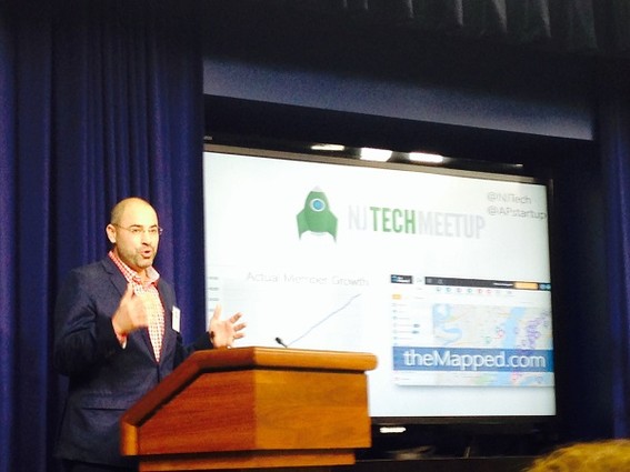 Photo: Aaron Price represented the NJ Tech Meetup group at the White House. Photo Credit: Courtesy Aaron Price