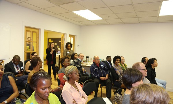 Photo: The crowd learning about Lean in Jersey City. Photo Credit: Linda Pace / Pacesetter Photography