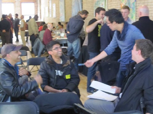 Photo: Mentors worked with teams at Lean Newark Photo Credit: Build in Brick City