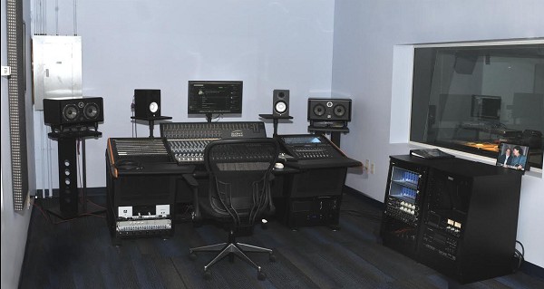 Photo: One of the recording rooms at the Les Paul Studio at Ramapo College Photo Credit: Chris Lentz