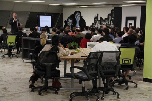 Photo: JuiceTank held many meetings for entrepreneurs and startups during its five years. Photo Credit: Courtesy JuiceTank